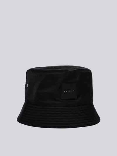 REPLAY SOLID-COLOURED BUCKET HAT
