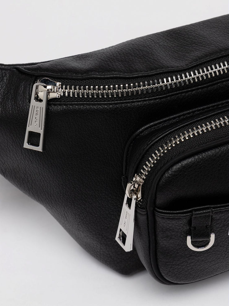 REPLAY WAIST BAG WITH HAMMERED EFFECT
