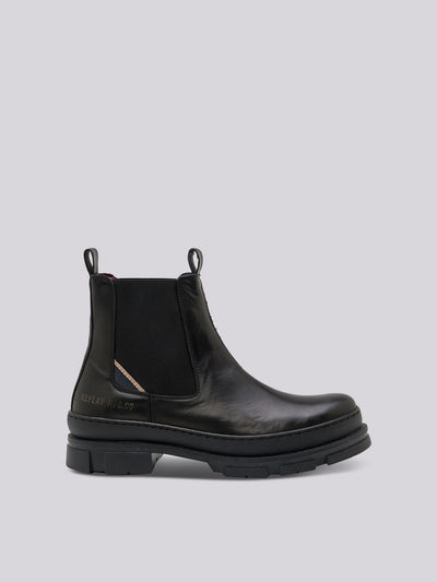 REPLAY VEGA LEA CHELSEA ANKLE BOOTS IN LEATHER