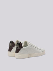 REPLAY POLYS W SPARK LEATHER SNEAKERS WITH LACES