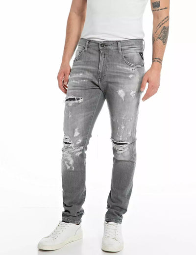 Replay men’s Aged Eco 20 Years Slim Fit Mickym Jean