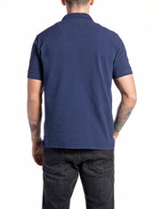 Replay men’s Pique polo shirt with print