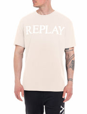 Replay men’s jersey t-shirt with print