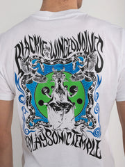 REPLAY ORGANIC COTTON T-SHIRT WITH PRINT