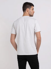 REPLAY ORGANIC COTTON T-SHIRT WITH PRINT