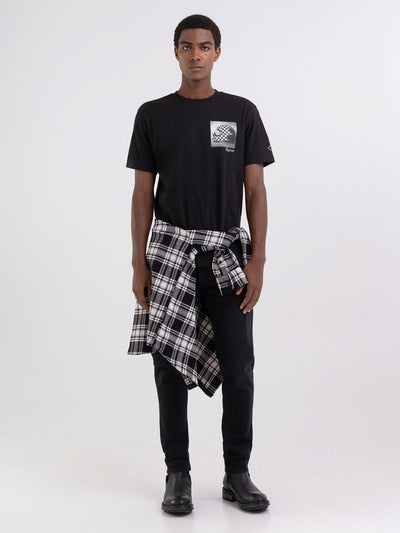 REPLAY T-SHIRT WITH MOTORCYCLES PRINT