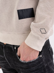 REPLAY CREWNECK SWEATSHIRT IN BRUSHED COTTON