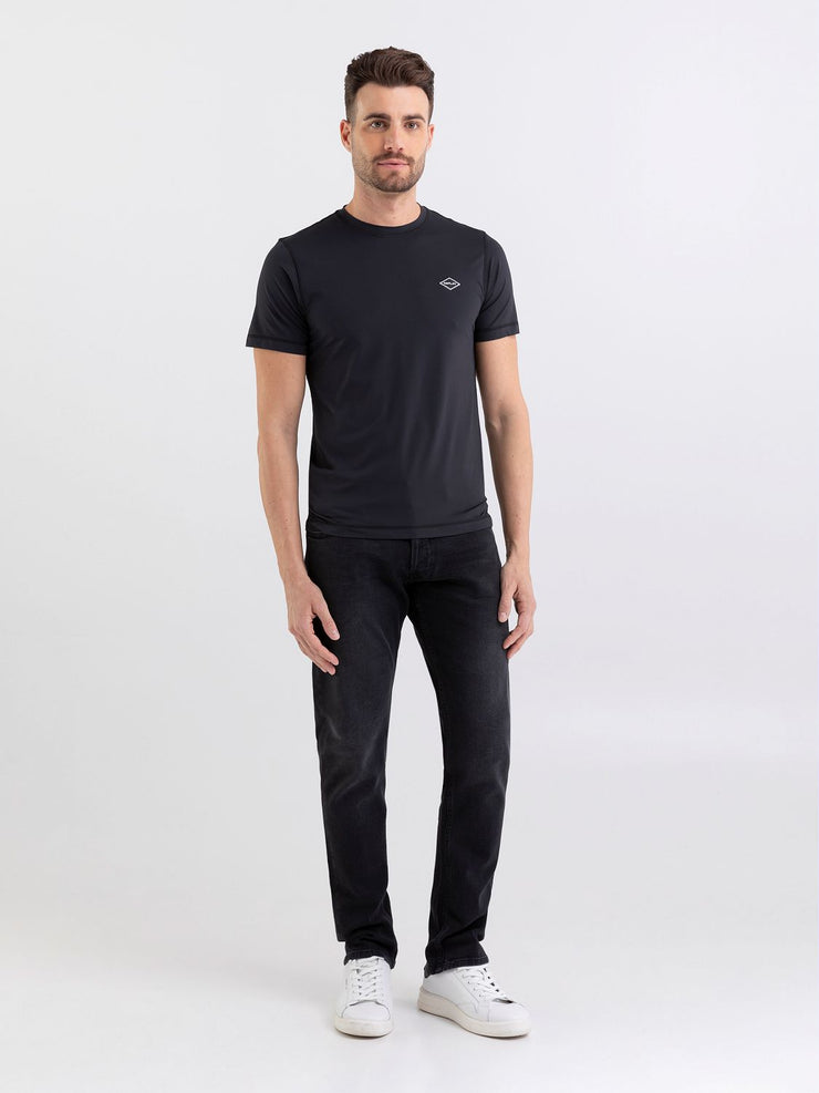 REPLAY JERSEY T-SHIRT WITH LOGO