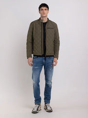 REPLAY SHORT QUILTED JACKET