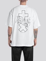 REPLAY CREW-NECK T-SHIRT WITH REPLAY X GARRIX GRAPHIC PRINT FRONT AND BACK