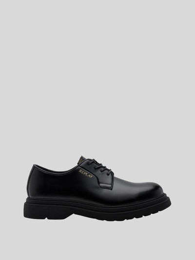 Replay Pierce Brush Black Shoes