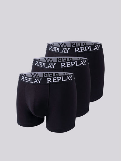 REPLAY 3 PACK ESSENTIAL BOXER BRIEFS