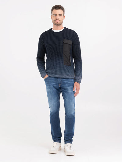 REPLAY GRADIENT CREWNECK SWEATER