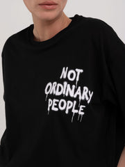 REPLAY BOXY FIT T-SHIRT WITH PRINT