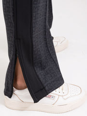 REPLAY ALL OVER LOGO TECH FLEECE TRACK PANTS